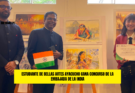 Ayacuchana gana concurso de acuarela organizado por la Embajada de la India
